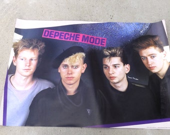 Depeche Mode Poster Original &#39;80s not a photo reprint of Fabio Nosotti