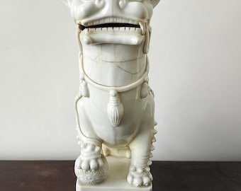 アンティーク中国磁器陶器ターコイズフー犬の置物 - Etsy 日本