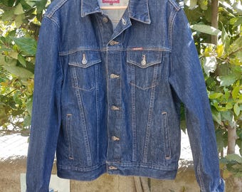 Chaqueta vaquera vintage unisex de 1980 de Carrera hecha en Italia, talla L
