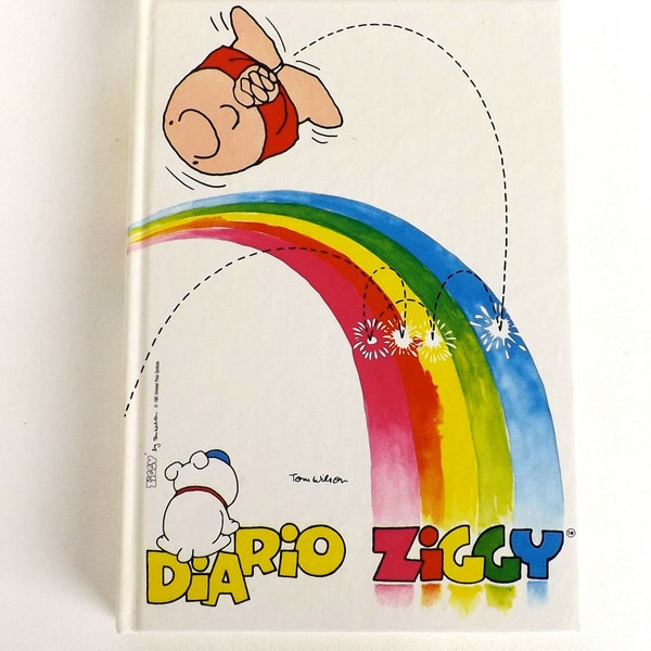 Ziggy school diary by Tom Wilson Greetings Mondadori 1982