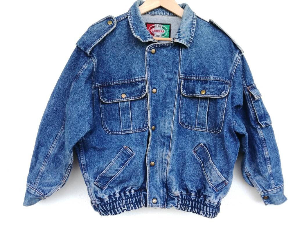 jeans bomber jacket