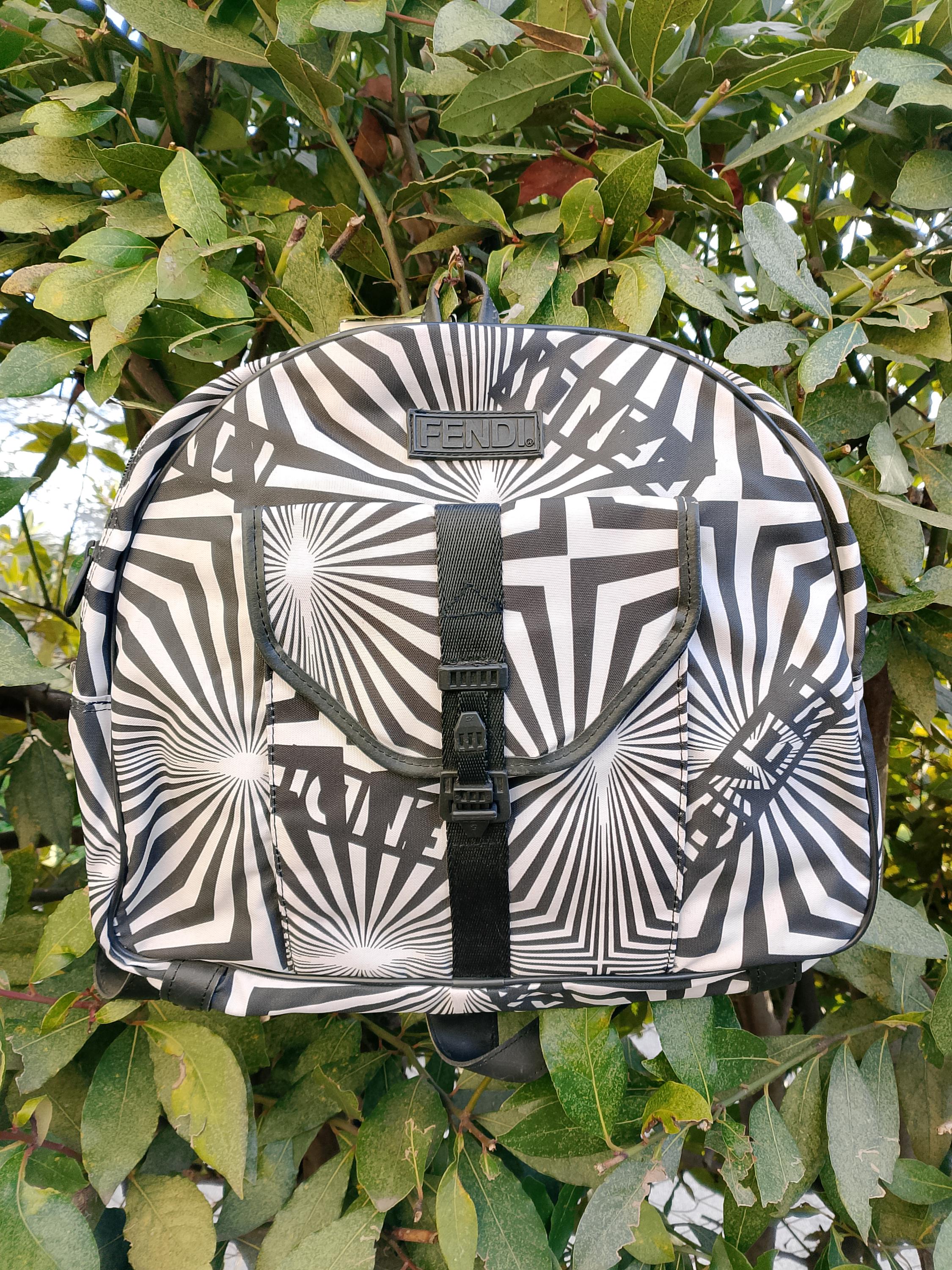 Vintage Fendi Backpack, Stationery Made in Italy, 1990s - Etsy display picture 3