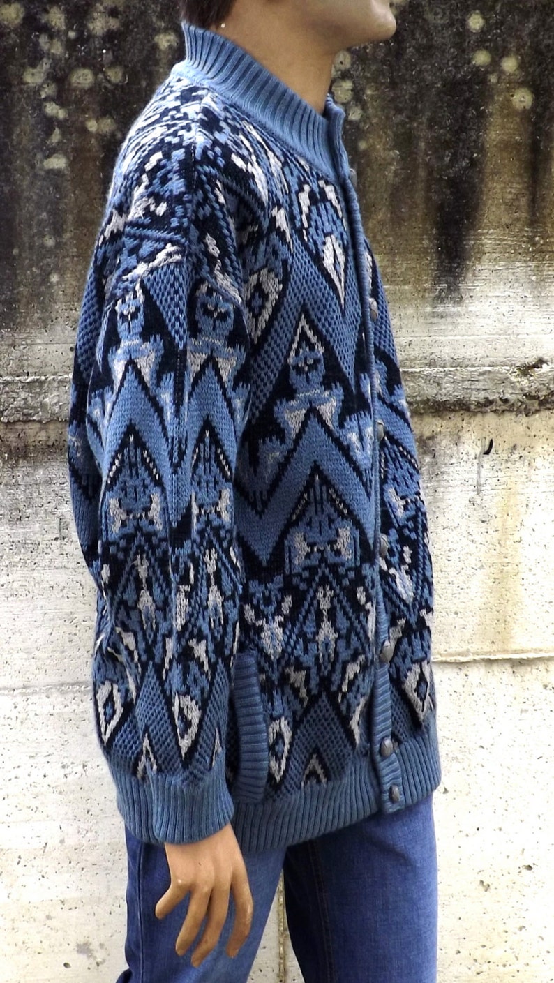 Cardigans Men's vintage 80's made in Italy M | Etsy