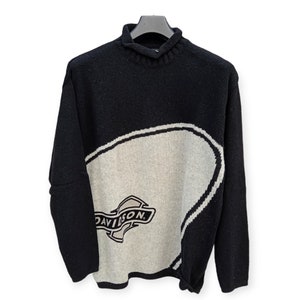 Vintage Harley Davidson wool crewneck sweater size M