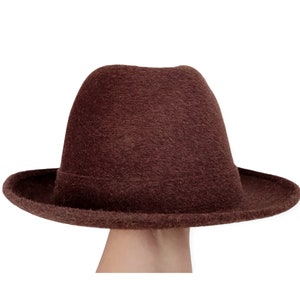 Vintage Borsalino felt and rabbit hat made in Italy, 6.5 image 5