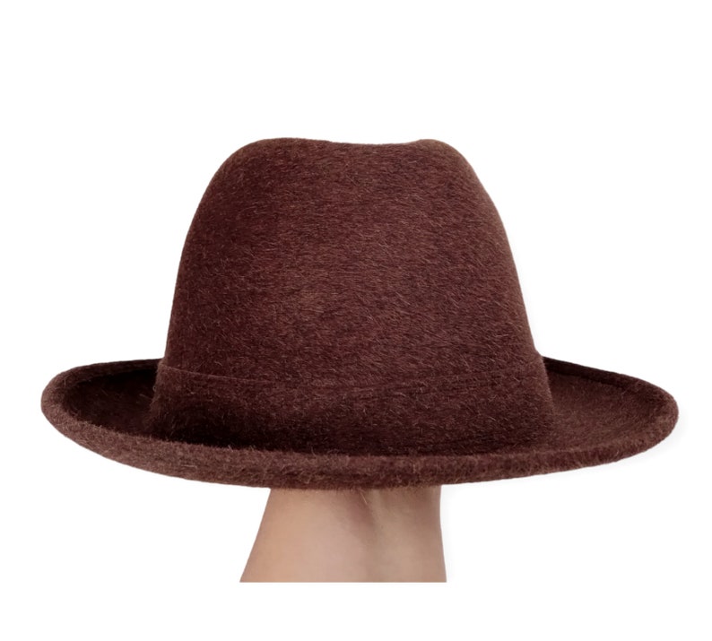 Vintage Borsalino felt and rabbit hat made in Italy, 6.5 image 5