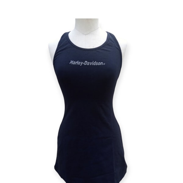 harley davidson cotton jersey dress size L vintage 1990