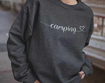 Camping Sweatshirt, Campfire Sweatshirt, Crewneck Camping Sweatshirt, Teen Camp Shirt, Youth Camp Sweatshirt, Summer Camp Sweatshirt