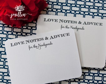 Advice for the Newlyweds Alternative Wedding Guest Book, Bridal Shower Gift for Bride, Wedding Reception Guest Book, Wishes for the Bride