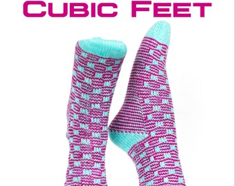 Pieds cubes chaussette fil Kit dans votre choix de couleurs