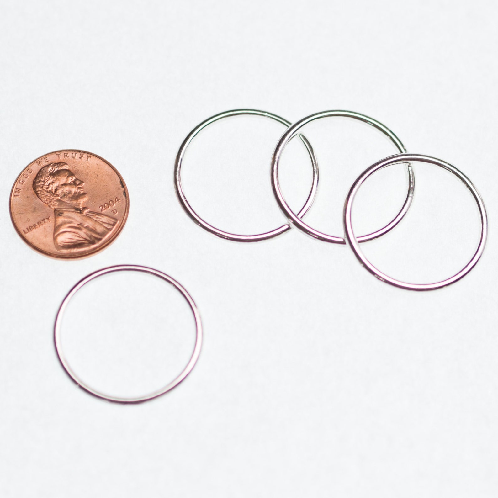 Extra Large Metal Ring Stitch Markers Etsy