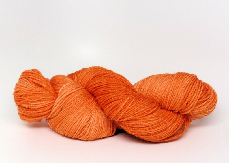 Carrot Juice Luxury Fingering Weight Merino, Cashmere & Nylon 100 g 425 yds image 1