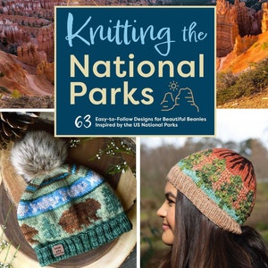 Hawaii Volcano Hat Kit Knitting the National Parks yarn kit image 4