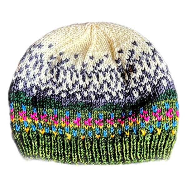 Mount RainierHat Kit - Knitting the National Parks yarn kit
