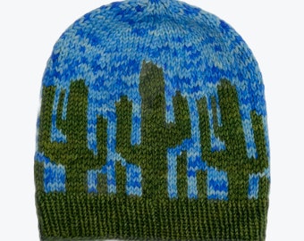 Saguaro Hat Kit - Knitting the National Parks yarn kit