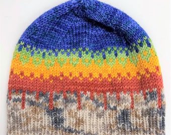 Yellowstone Hat Kit - Knitting the National Parks yarn kit