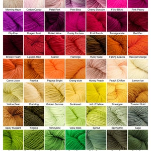 Plump DK weight, 100% Superwash Merino, 8 ply in your choice of colors image 2