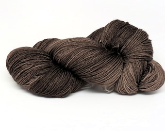 Coffee Beans - Stunning Superwash Fingering Weight - 100% Superwash Merino - 100 g - 475 yds