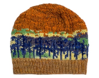 Big Bend Hat Kit - Knitting the National Parks yarn kit