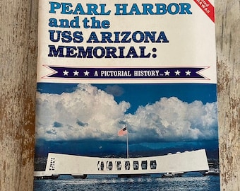 Vintage Pearl Harbor USS Arizona Memorial Pictorial History Second Edition 1981 | WW2 Collectibles | Pearl Harbor History and Photographs