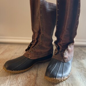 Men's 7 FITS 8 LL Bean Maine Hunting Shoes / Duck Boots - Etsy