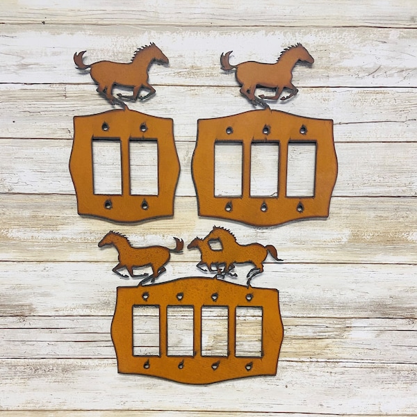 Horse Light Switch Cover - Etsy