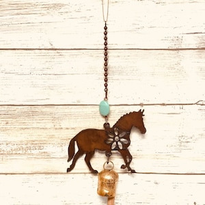 Trotting Horse GARDEN FRIEND Single Bell Mobile Garden Chime