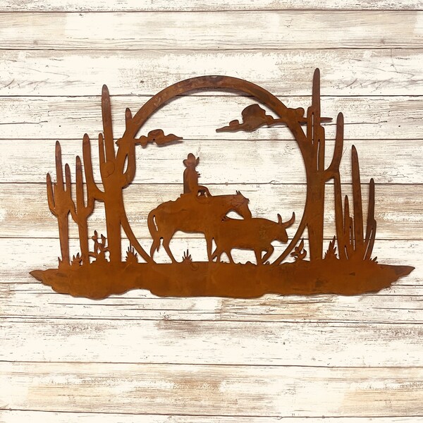 Western Metal Art Etsy