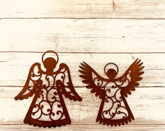 Angel wings up or down Christmas Magnet