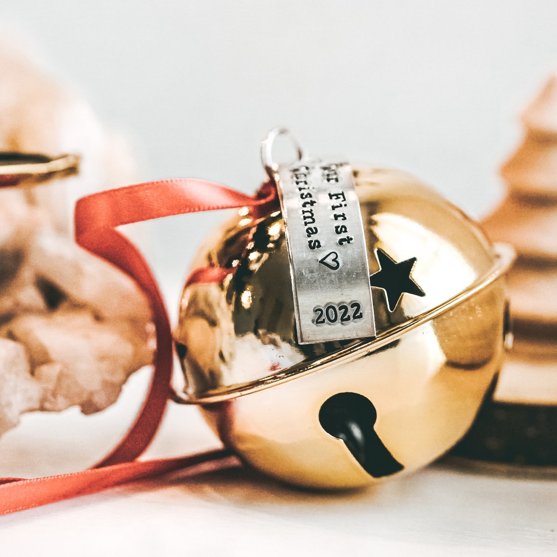 Jingle All the Way Giant Jingle Bell Ornament Fun Christmas Etsy