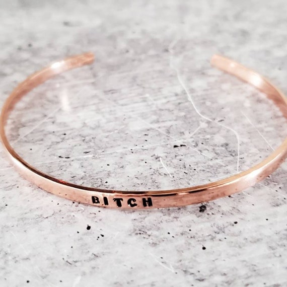 Be Kind of a Bitch Bracelet, Adjustable Hand Braided Wrap Bracelet for  Women Jewelry Gifts Bracelet