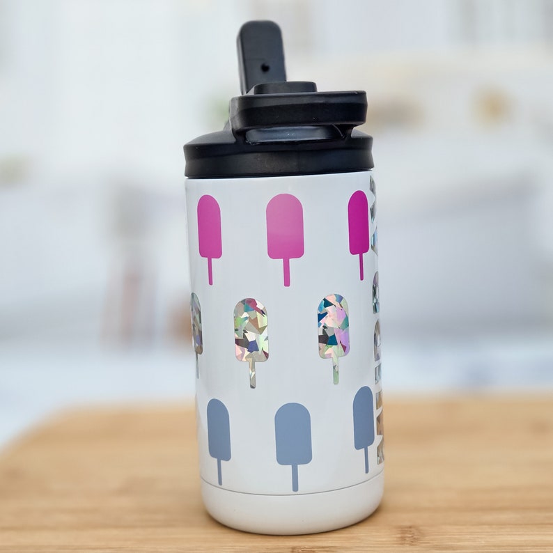 Personalized Popsicle Kids Tumbler: UV Color Changing Stainless Steel ...