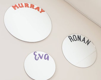 Personalized Name Mirror: Acrylic Safety Mirror for Nursery Decor