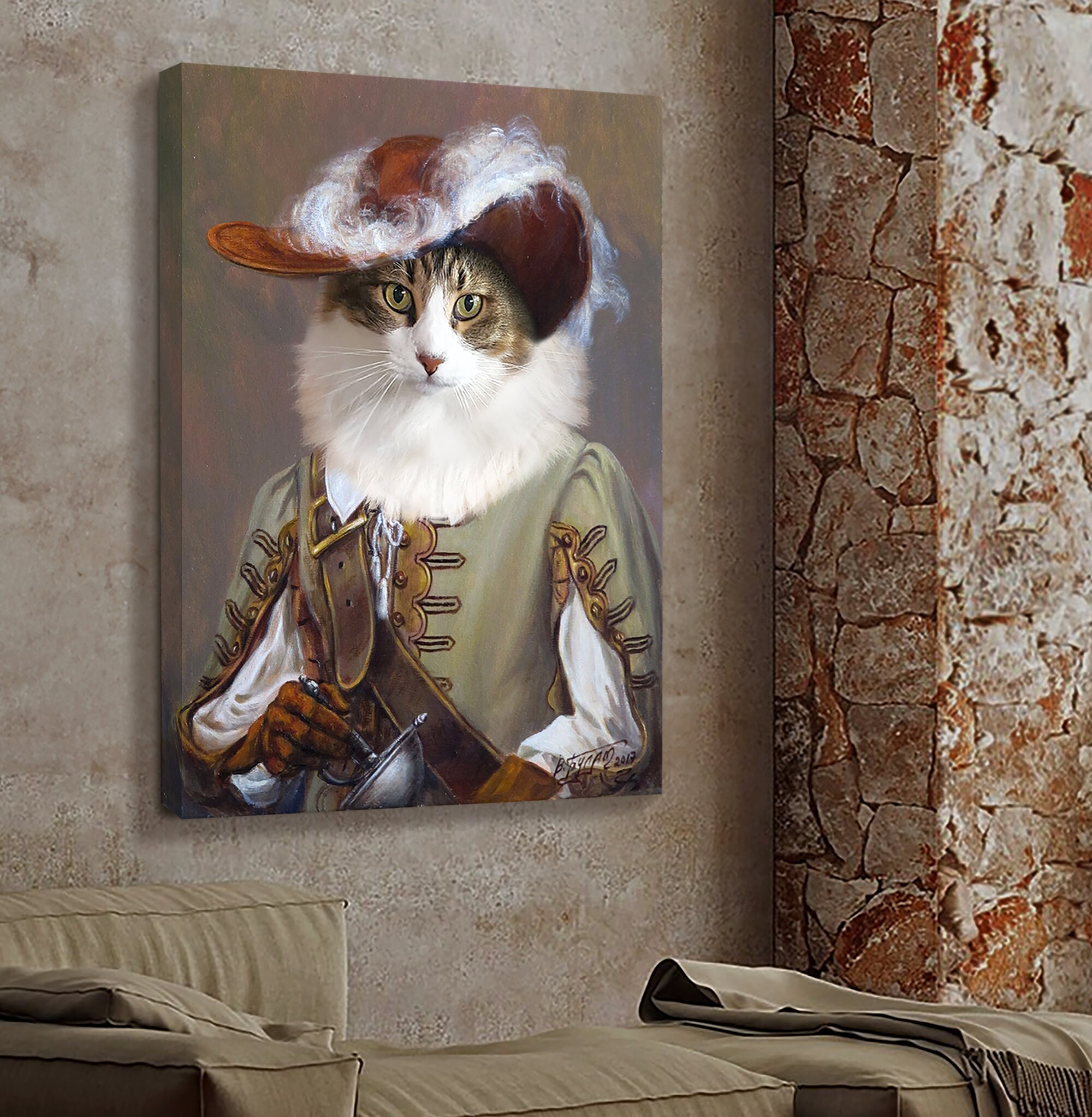 Custom Royal Pet Portrait | Renaissance King or Queen (digital File) - Etsy