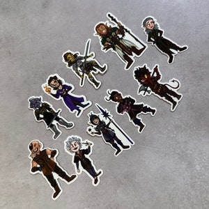 Pegatinas de Compañeros de Baldurs Gate 3