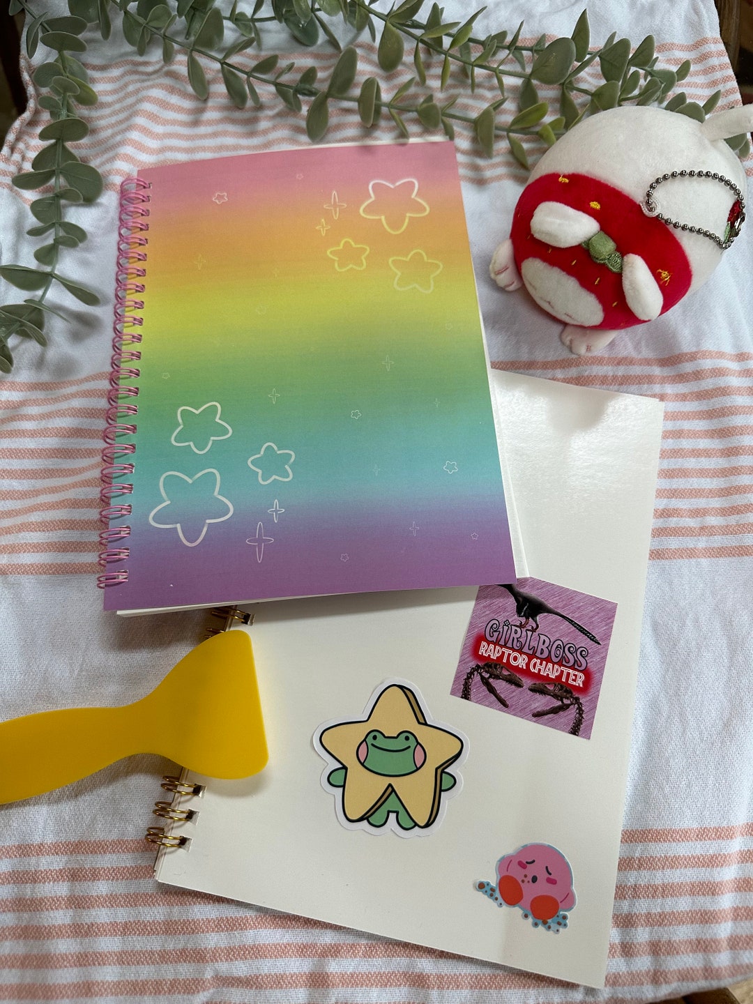 Pastel Rainbow Star Reusable Sticker Book - Etsy