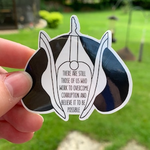 Work to Overcome Corruption Padme sticker