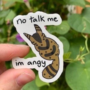 Loth Kitty Me Angy sticker