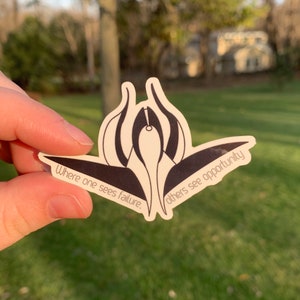 Where One Sees Failure Others See Opportunity Talzin sticker
