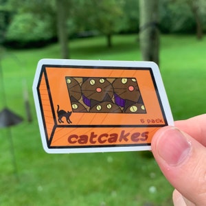 Catcakes spooky snacks sticker