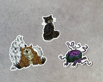Baldurs Gate 3 Animal Companion Stickers