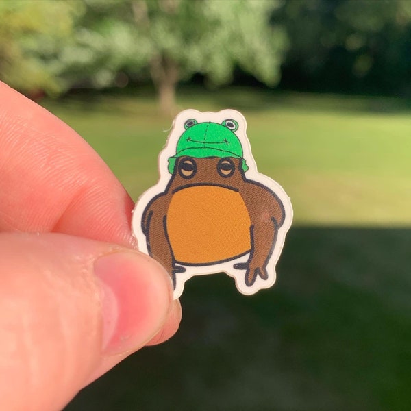 Frog Bucket Hat Frog Toad Sticker