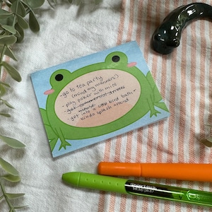 Frog Sticky Notepad Memopad