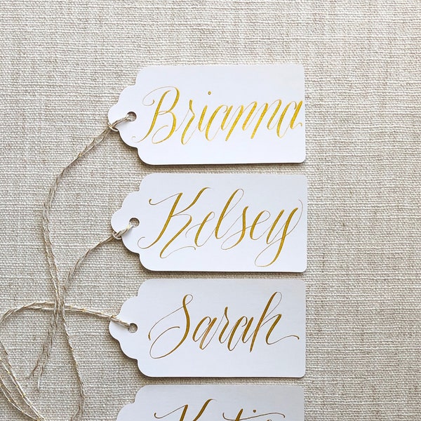 Calligraphy Gift Tag - Favor Personalization