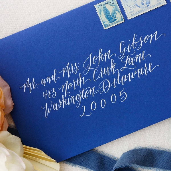 Calligraphy Envelope Addressing for Wedding Invitations