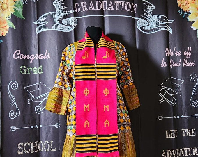Phi Mu Alpha Kente Stoles