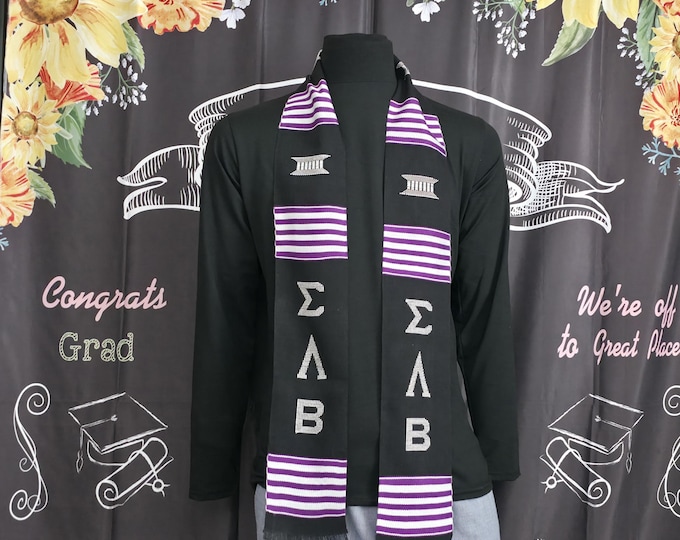 Sigma Lambda Beta Kente Stoles