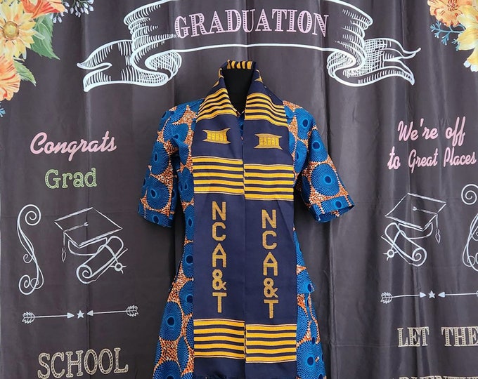 North Carolina A&T University ( NCAT) Kente Stoles