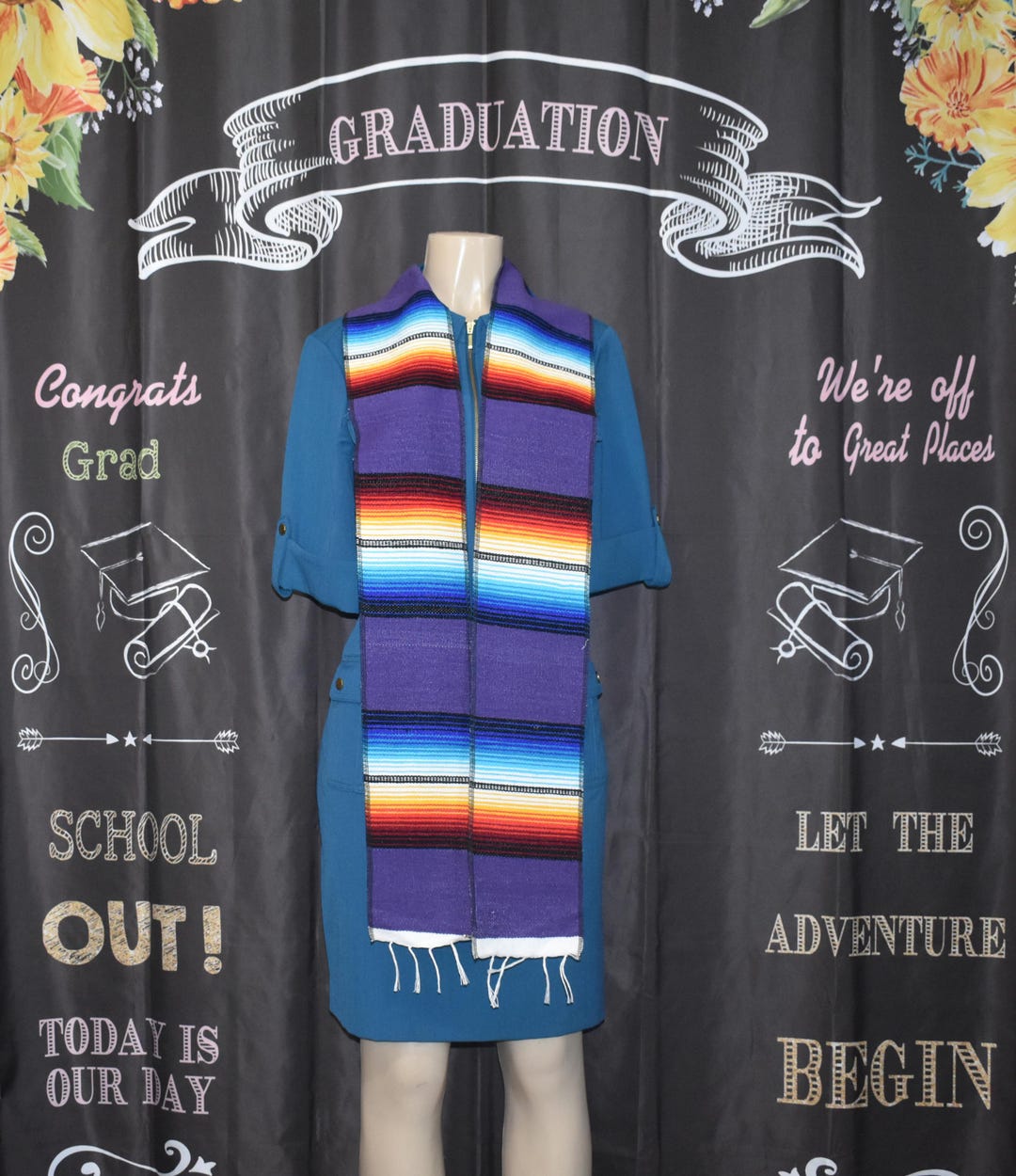 Computer Science Scarf For Graduation Serape Graduation Purple Scarf - Etsy