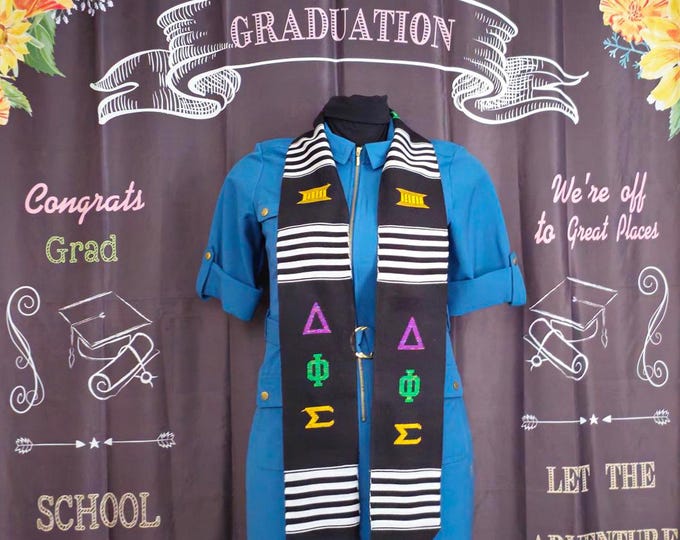 Delta Phi Sigma  Kente Stoles